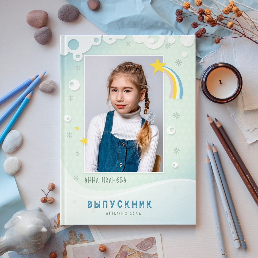 Макет Карандаши. Фотокниги и выпускные альбомы в Иваново