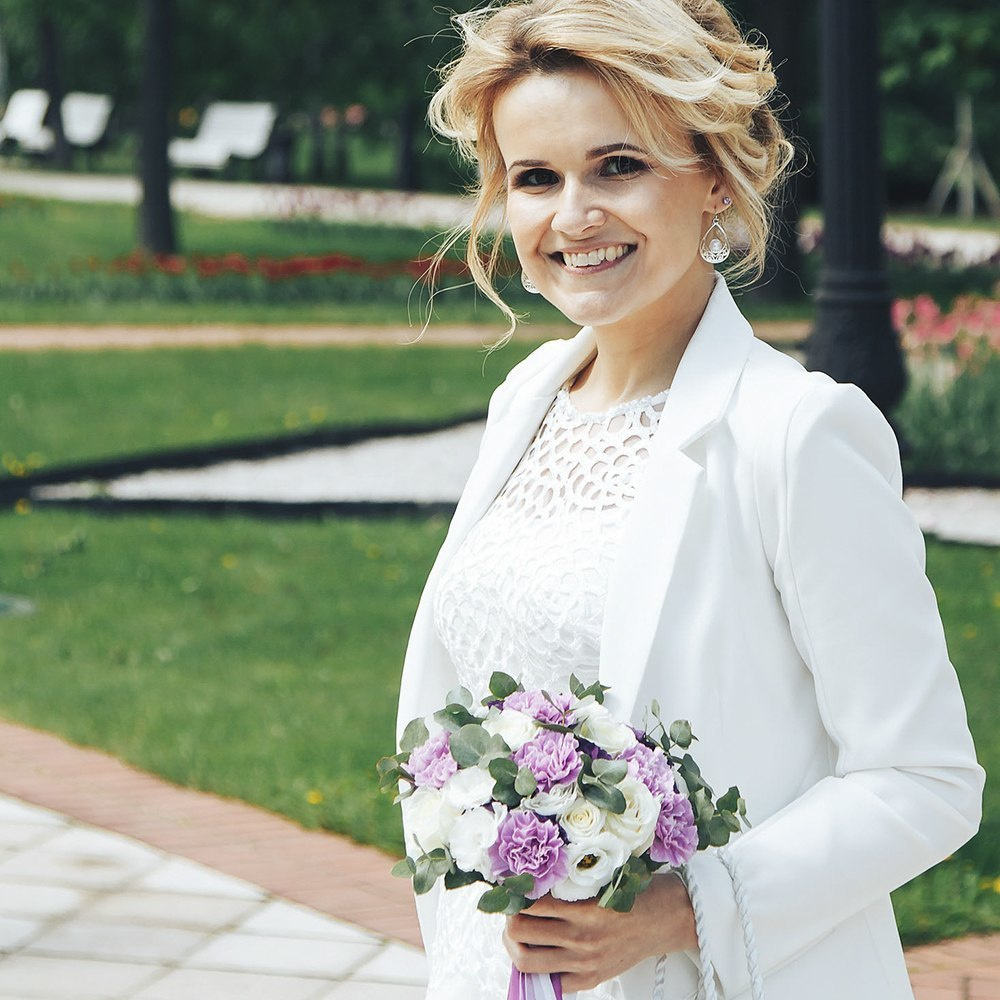 Букет невесты сиреневый. Флорист Маргарита Гладкова