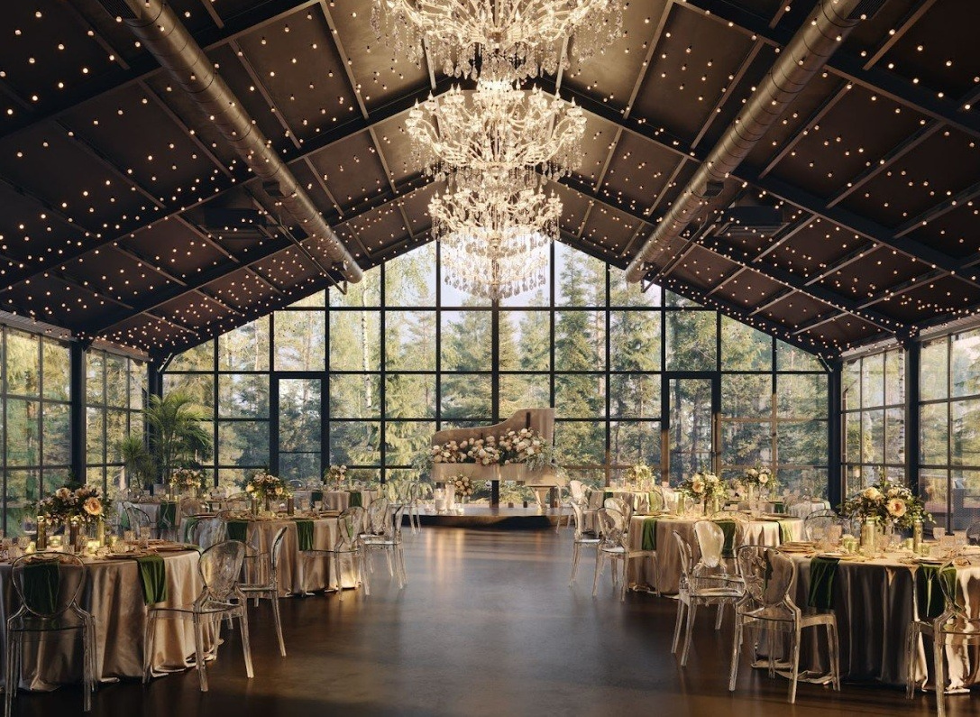 Стеклянные веранды для свадеб в Московской области. Letova Wedding — Свадебный организатор в Москве
