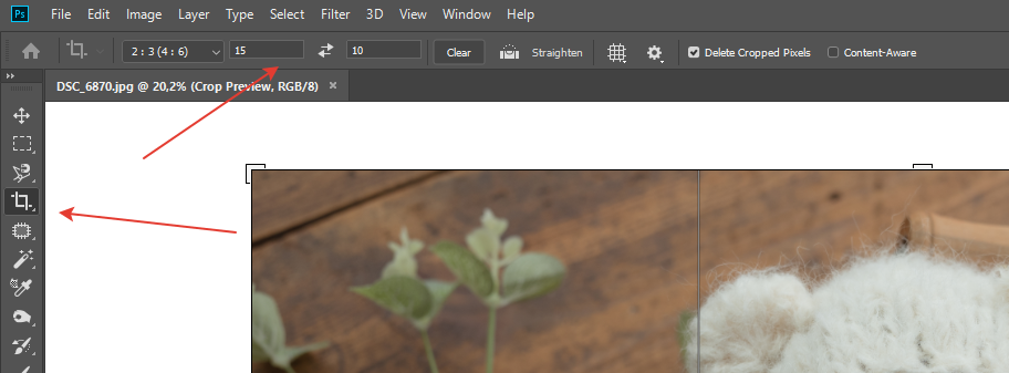 Простое наращивание фона. Ретушь фотографий новорожденных. Алексеева Надежда