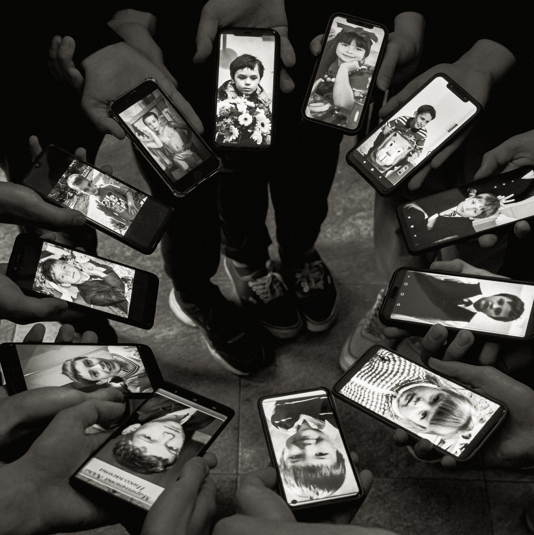 Общешкольное классическое групповое фото.