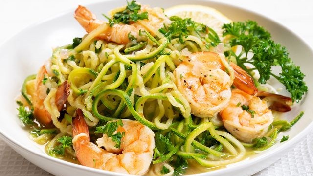 Креветки с кабачком и цветной капустой. «Сово-Сова» продукция для омоложения, здоровья и долголетия