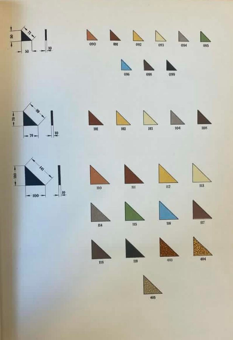 Каталог Главстройкерамика. Метлахская плитка парадных Санкт-Петербурга