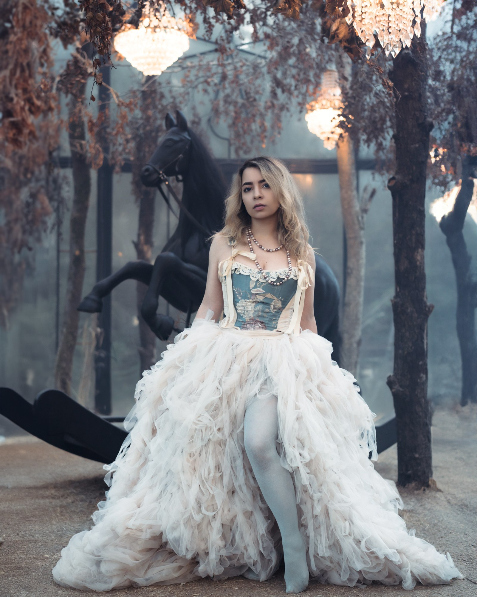 Съемка в оранжерее. Фотограф Александра Трухачёва