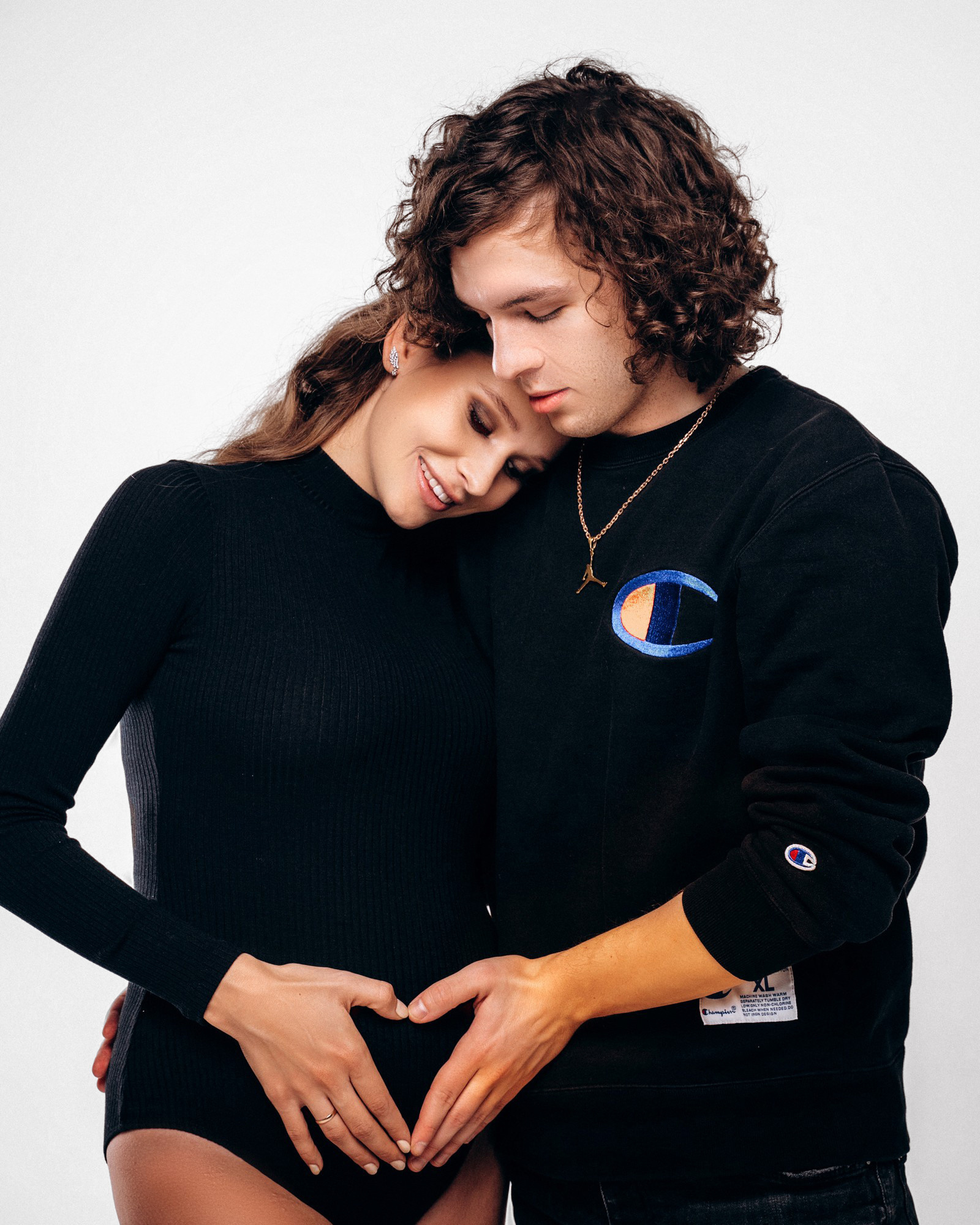 Фотосессия беременной с мужем