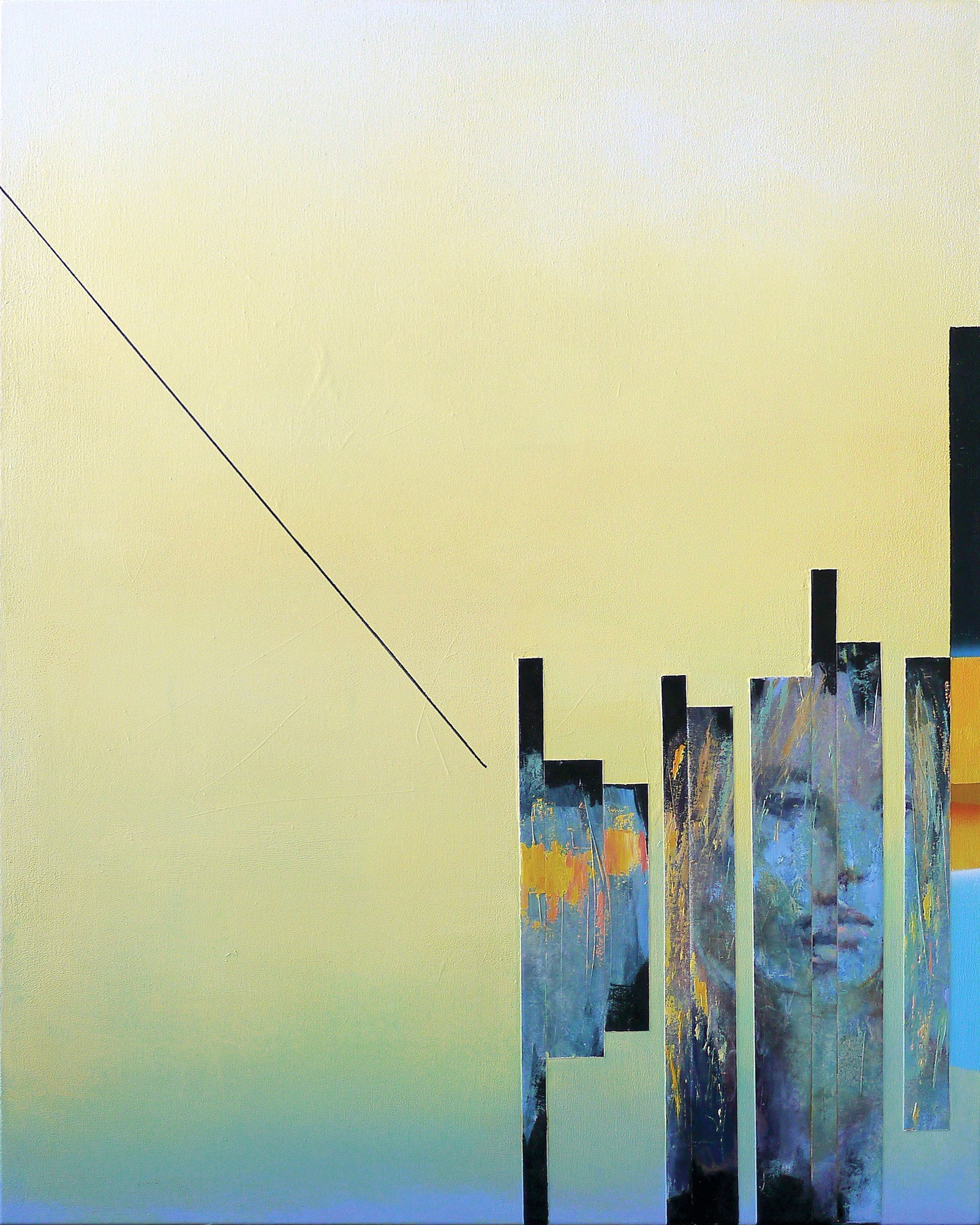 Фрагменты. Художник-абстракционист Ольга Рикун. Москва