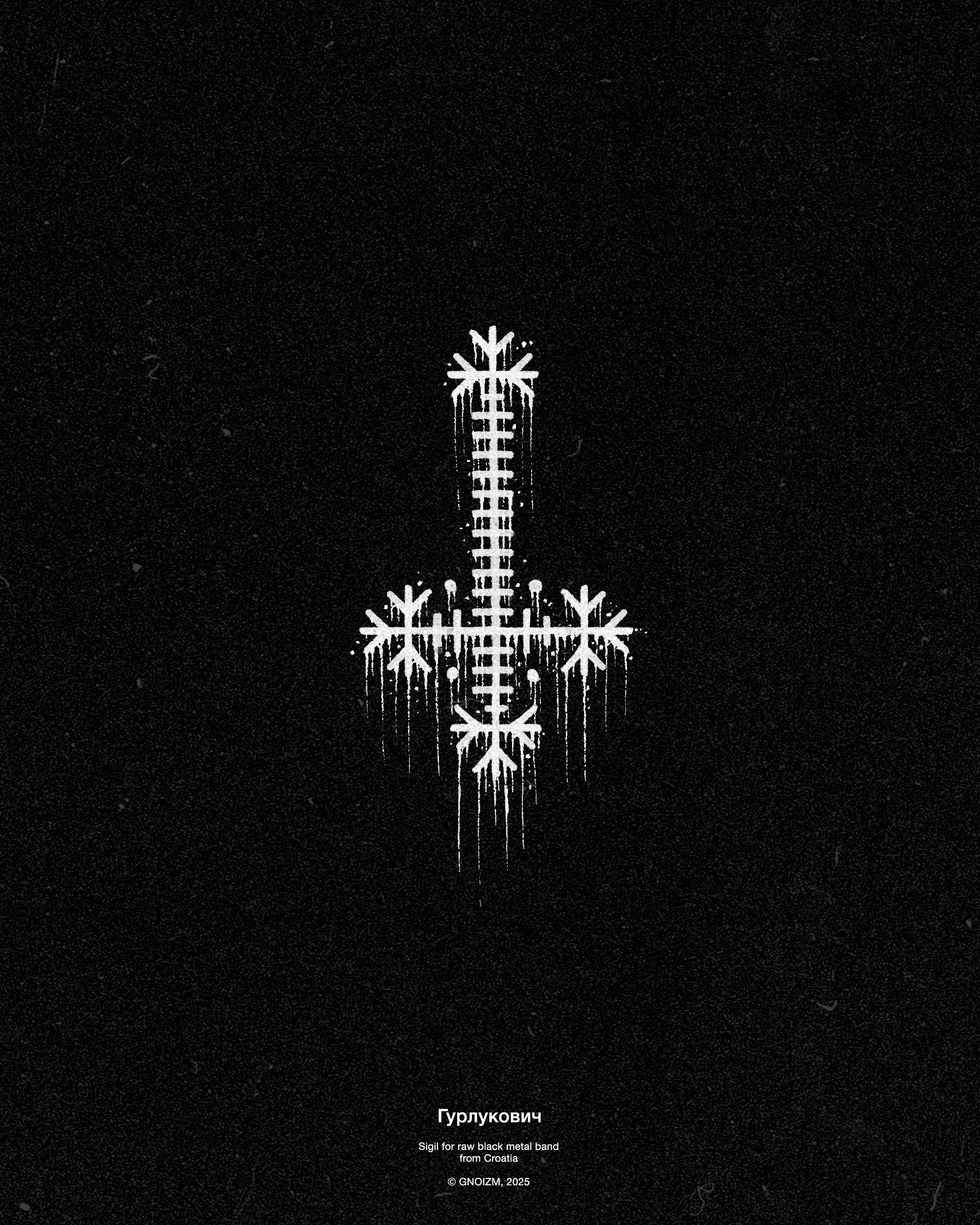 Гурлукович | metal logo design & creation. GNOIZM | Metal Logos & Dark Lettering