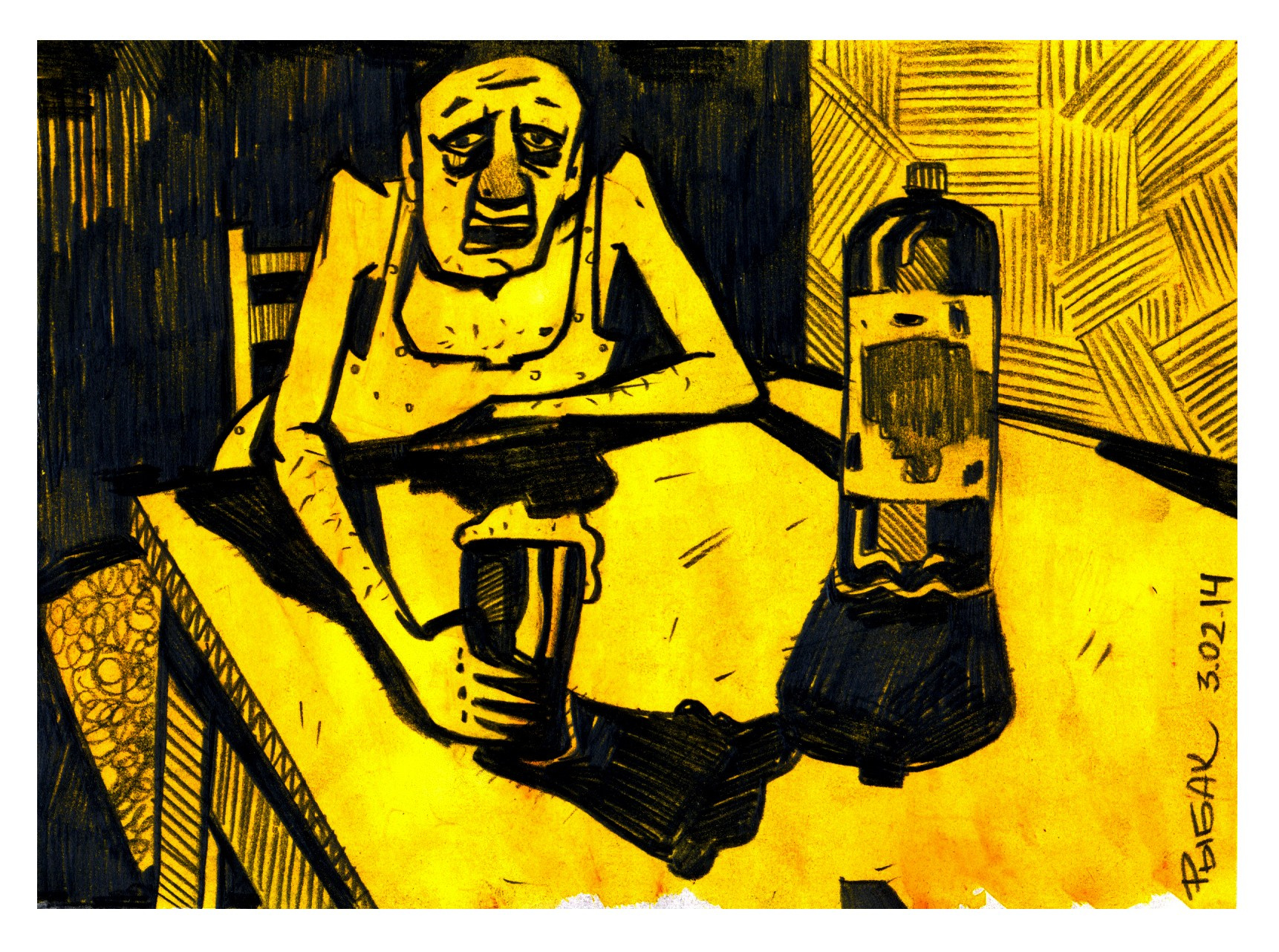 Графика 2014. Художник Рыбак Николай