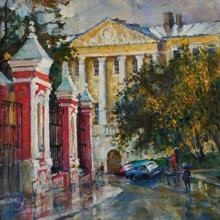 Картины маслом в видами Москвы. Www.skobelevart.com