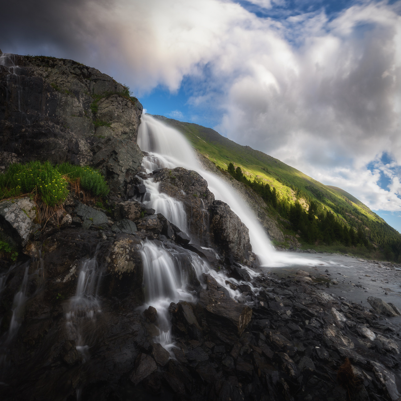 Ущелье водопадов. Профессиональный пейзажный фотограф Алёна Рубан