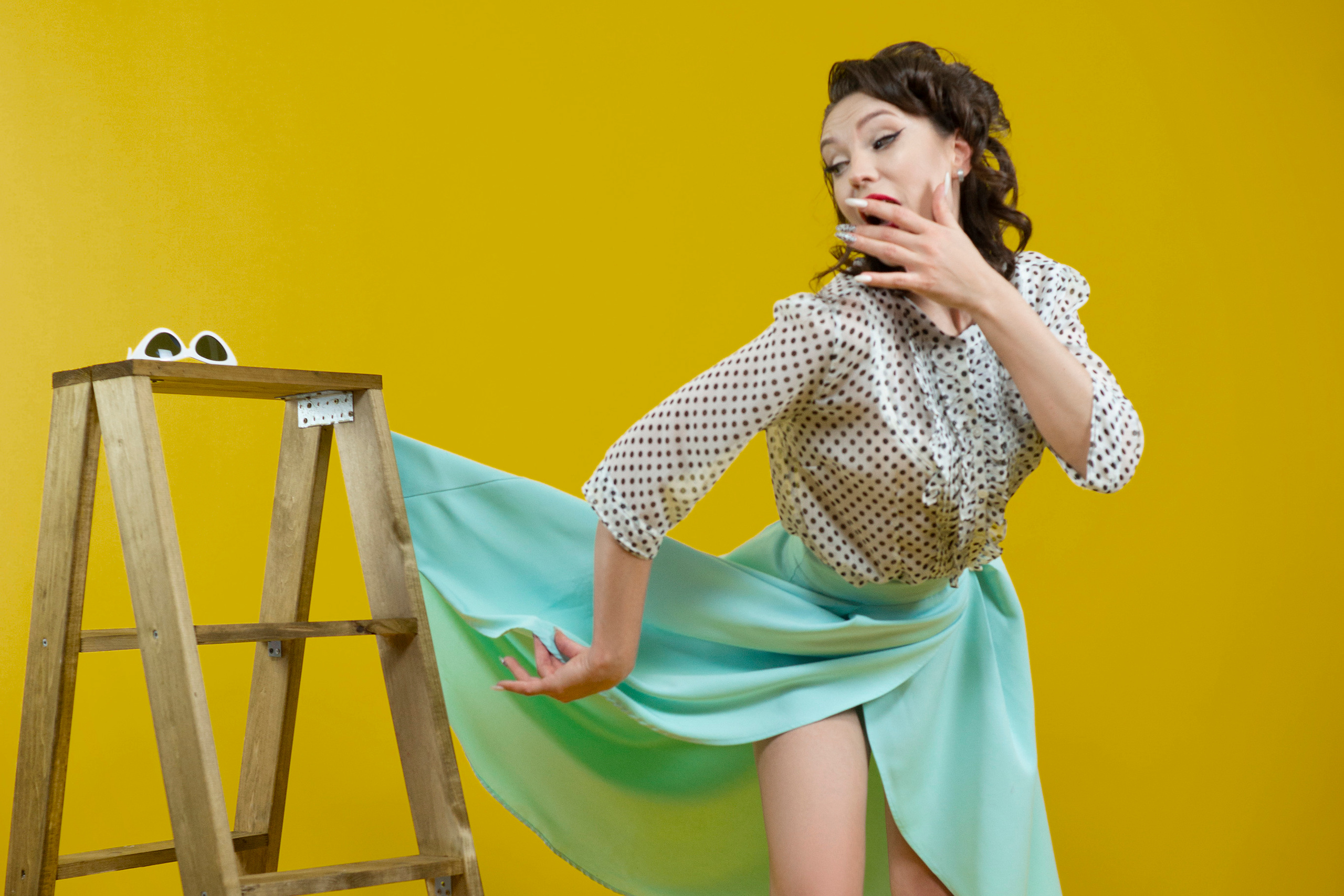 Съемка в стиле PinUp в Арзамасе. Фотограф Андрей Солод.