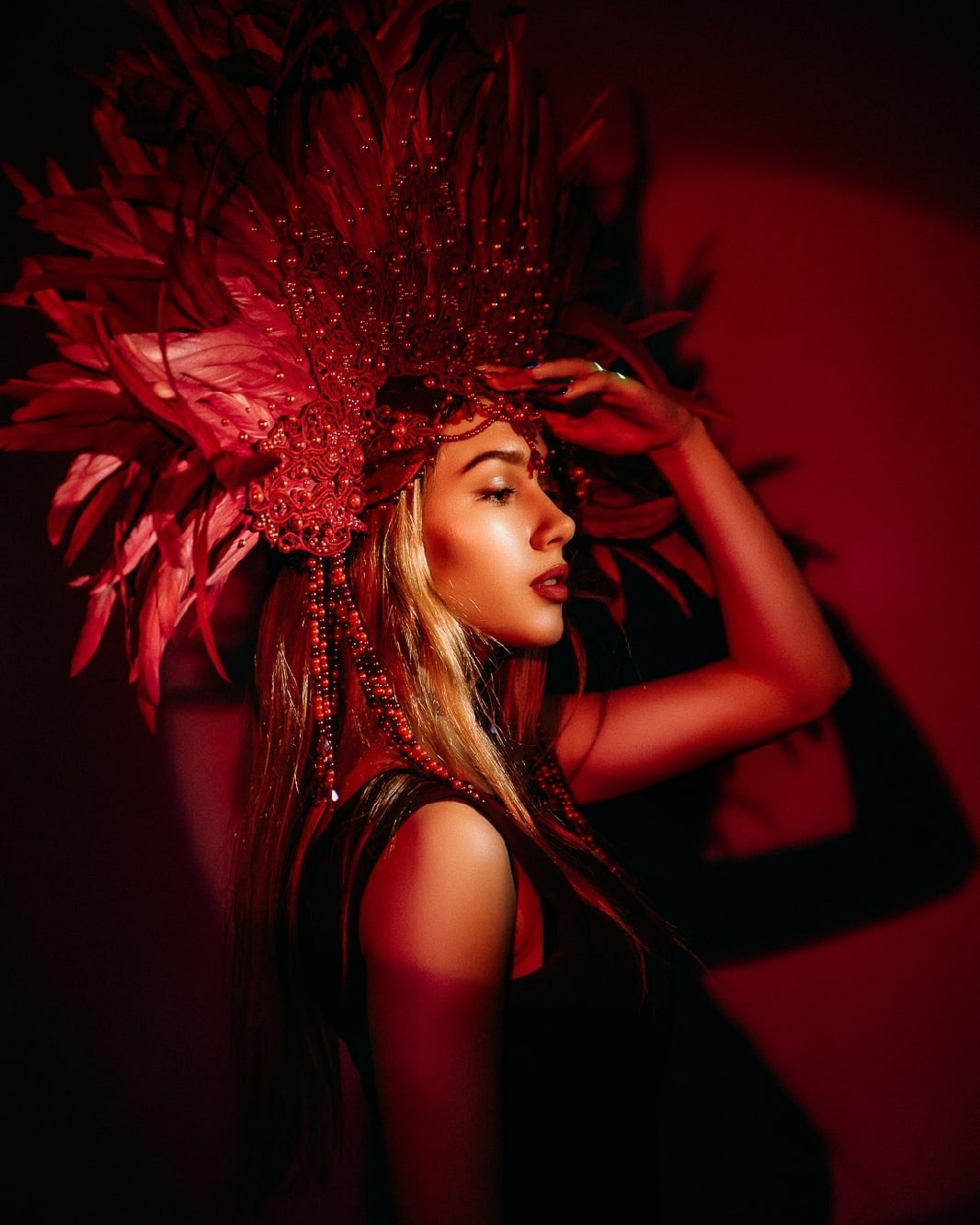 Портретная съемка в низком ключе