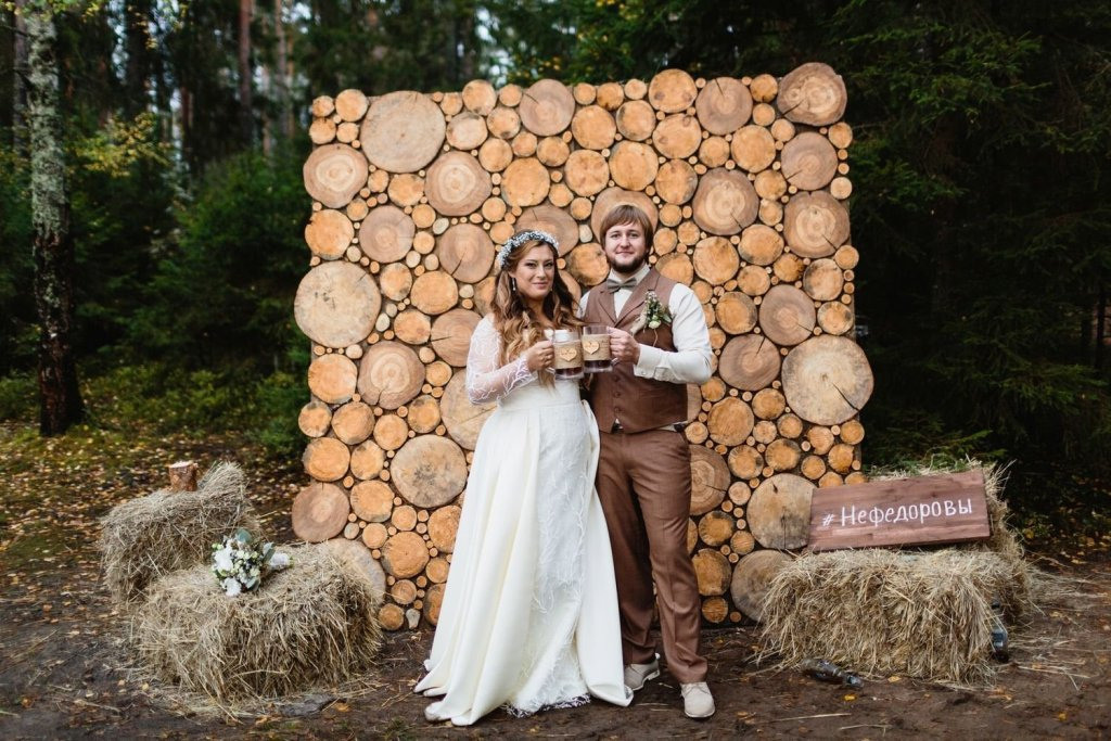 Свадебная фотозона. Студия праздничного декора