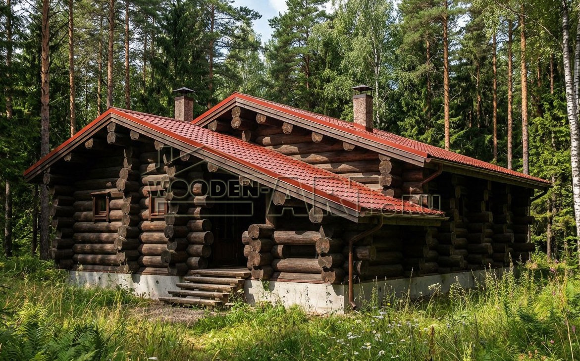 «Кедр» 138 кв. м. Проекты деревянных домов