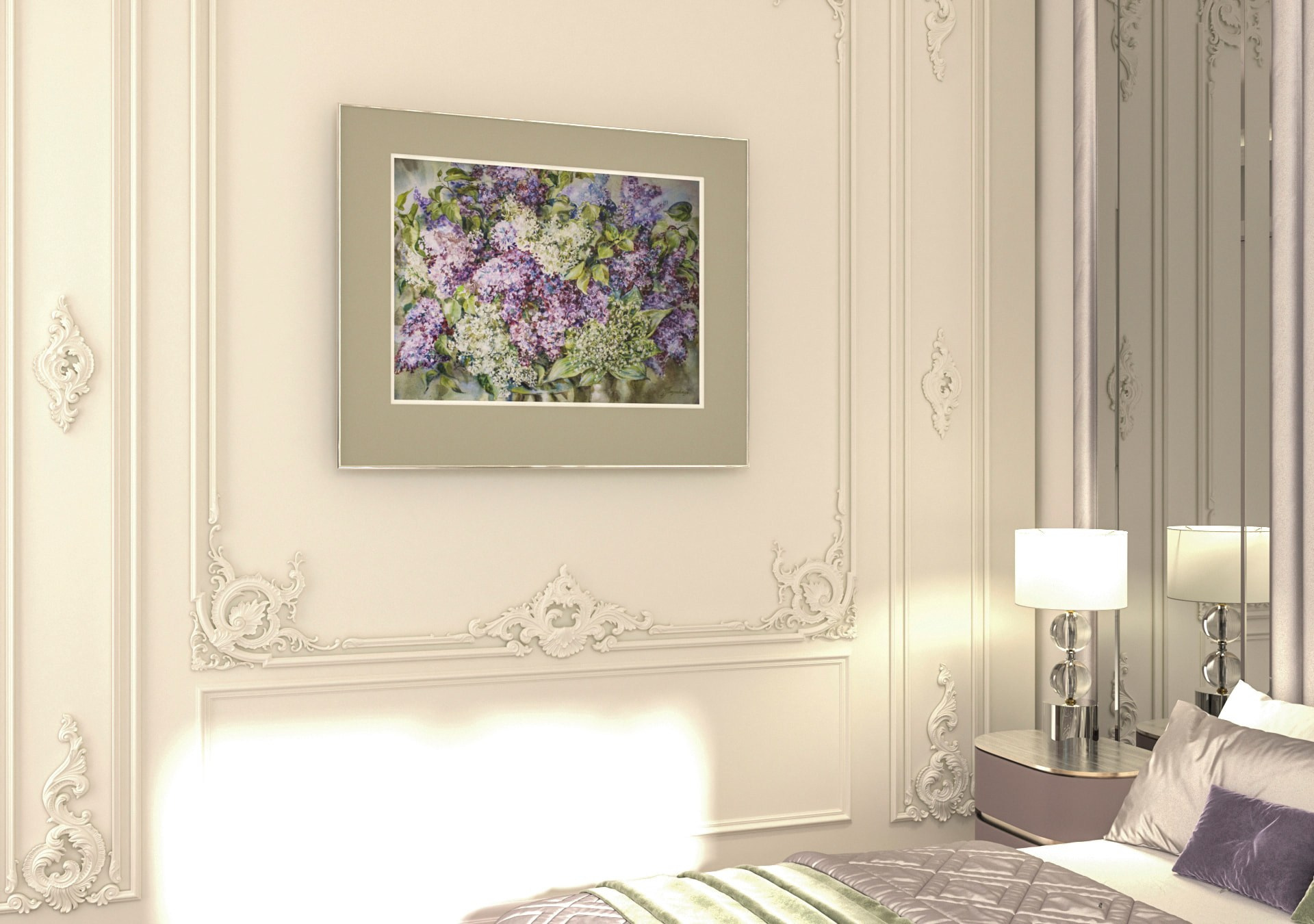 «Сирень. Букет победы». Свет акварели Галины Поплавской