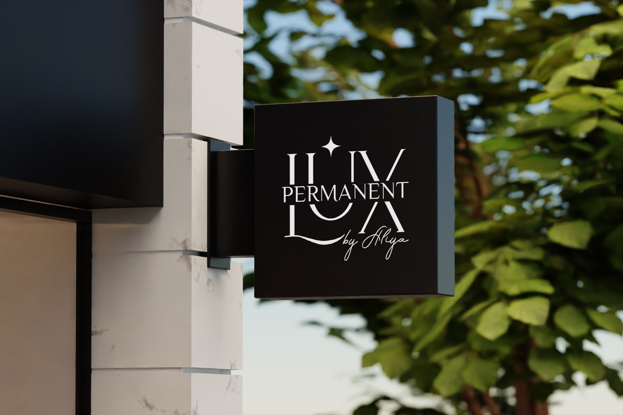 LUX permanent by Aliya. Студия графического дизайна Валерии Кадыровой