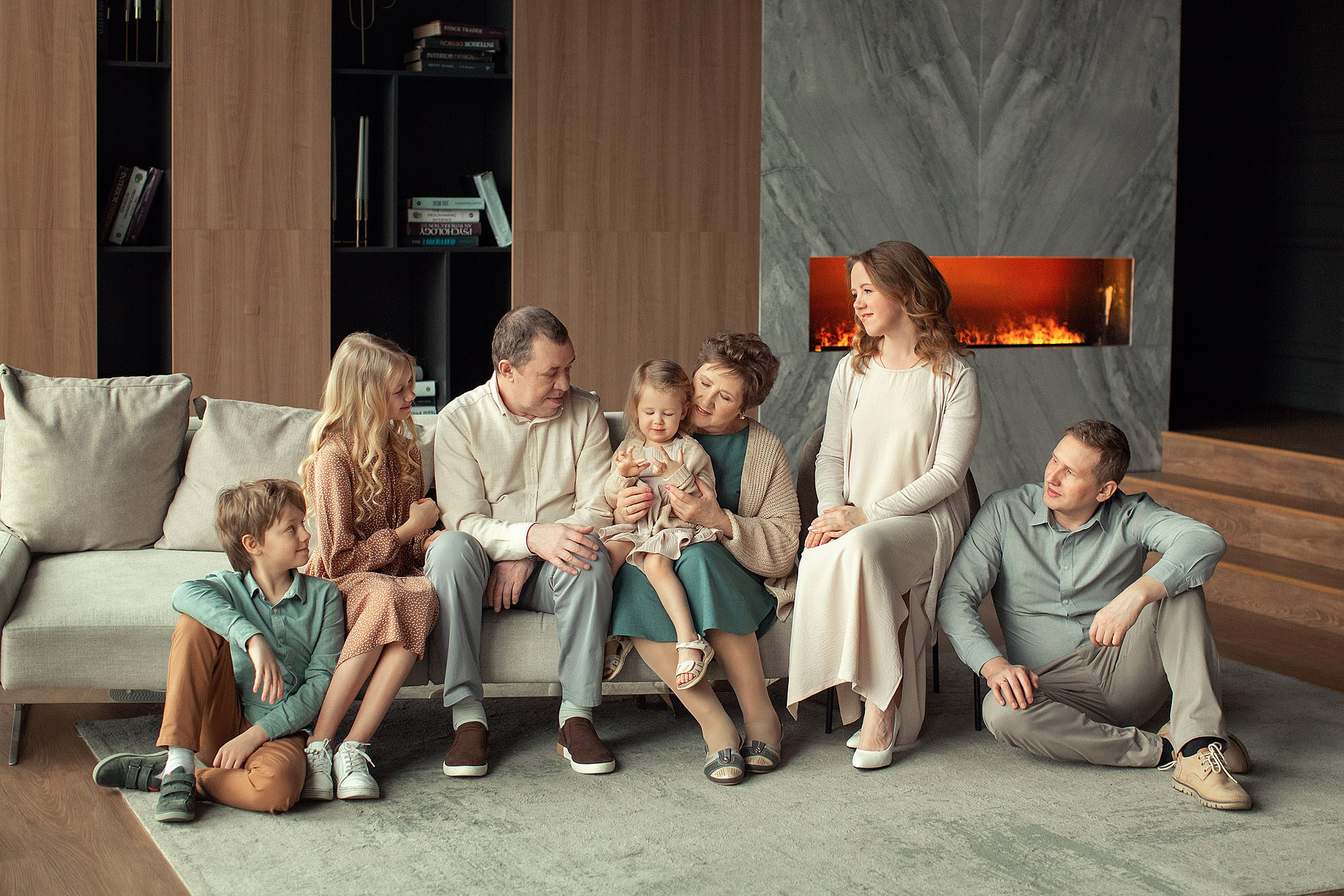 Фотосессия большой семьи. Tatyana Nadezhdina Family photographer