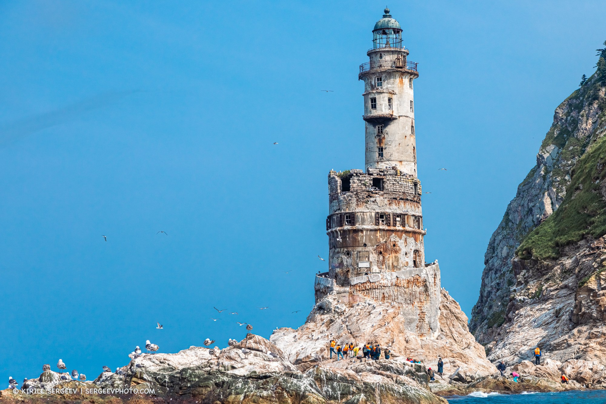 Aniva Lighthouse. Sakhalin Island