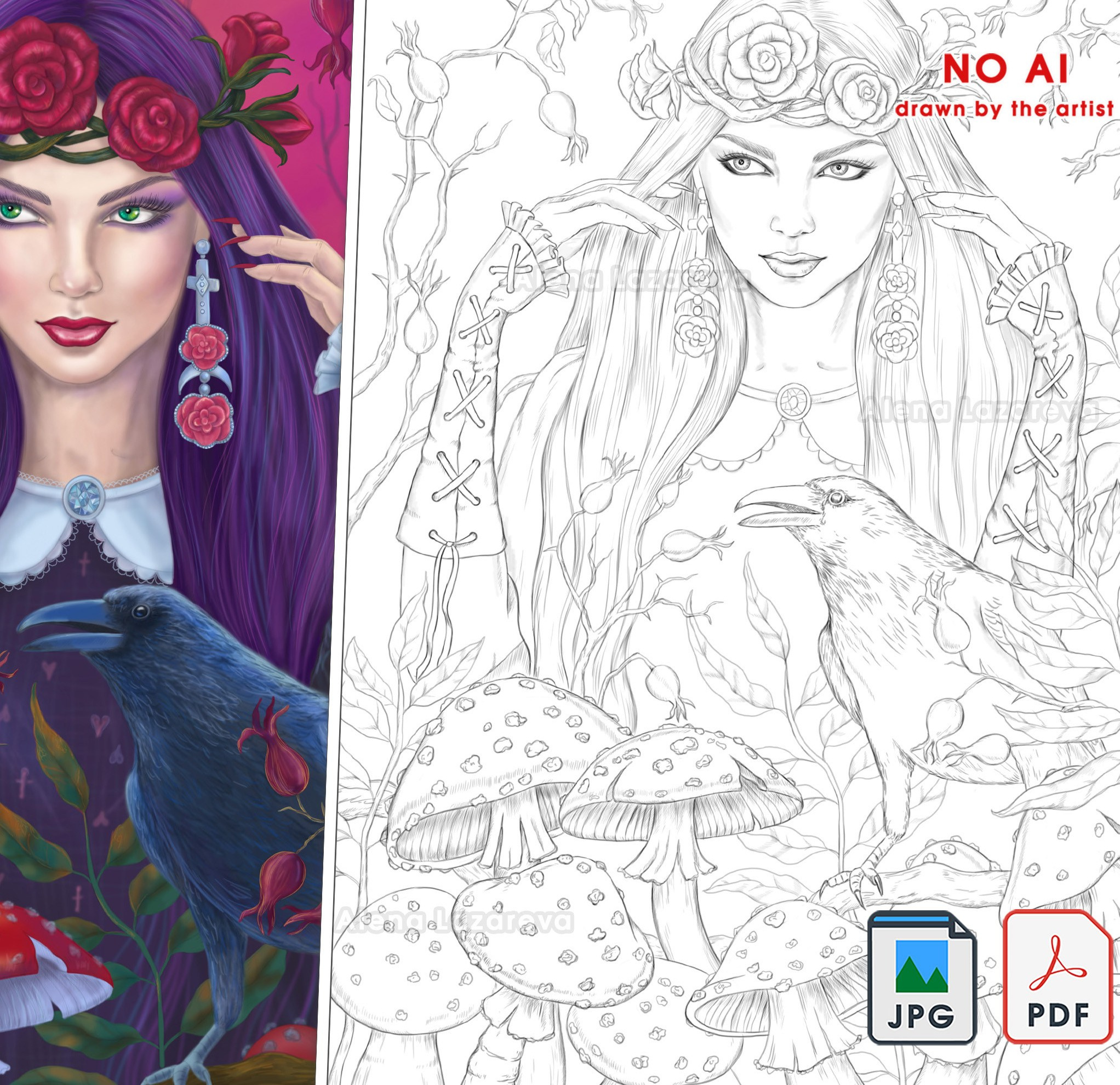 Alena Lazareva artist & pattern design