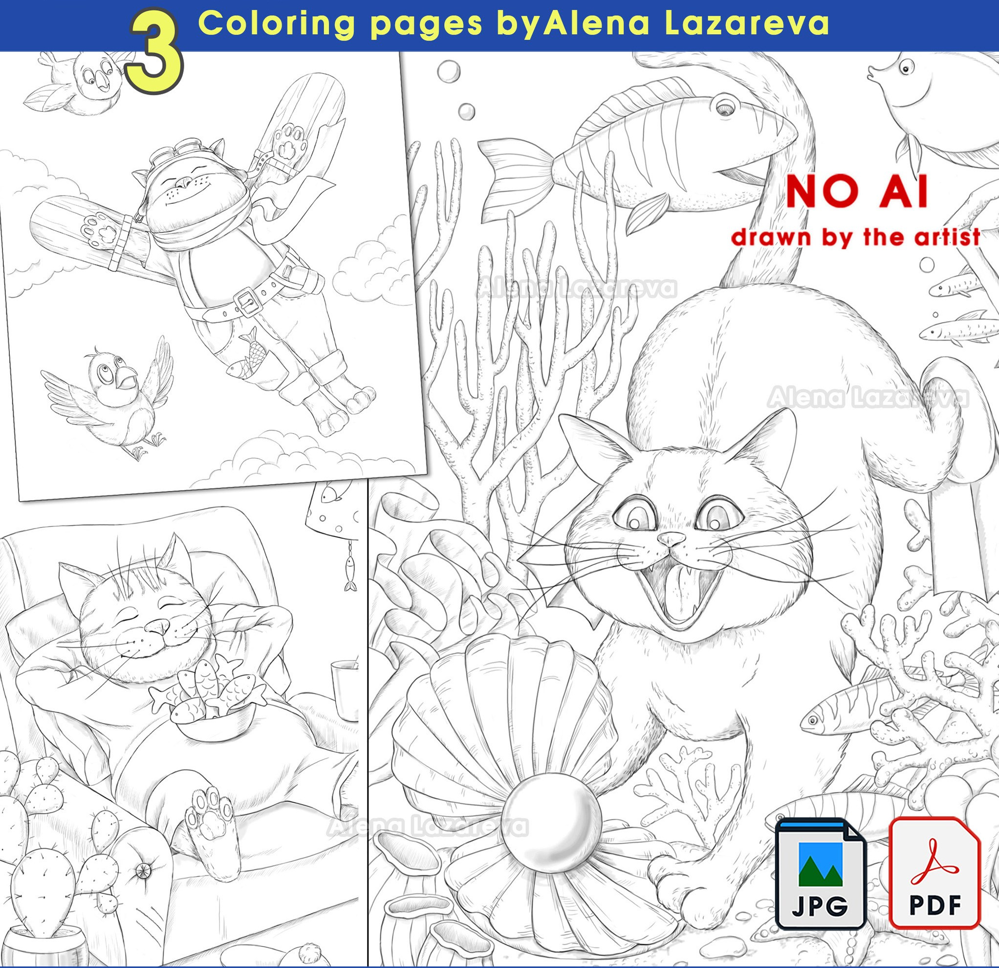Alena Lazareva artist & pattern design