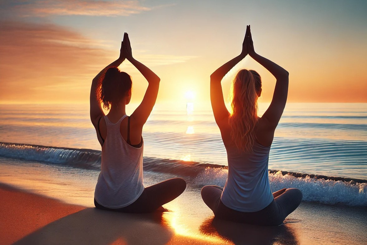 Авторская программа: «Погружение внутрь себя», йога на берегу Балтийского моря