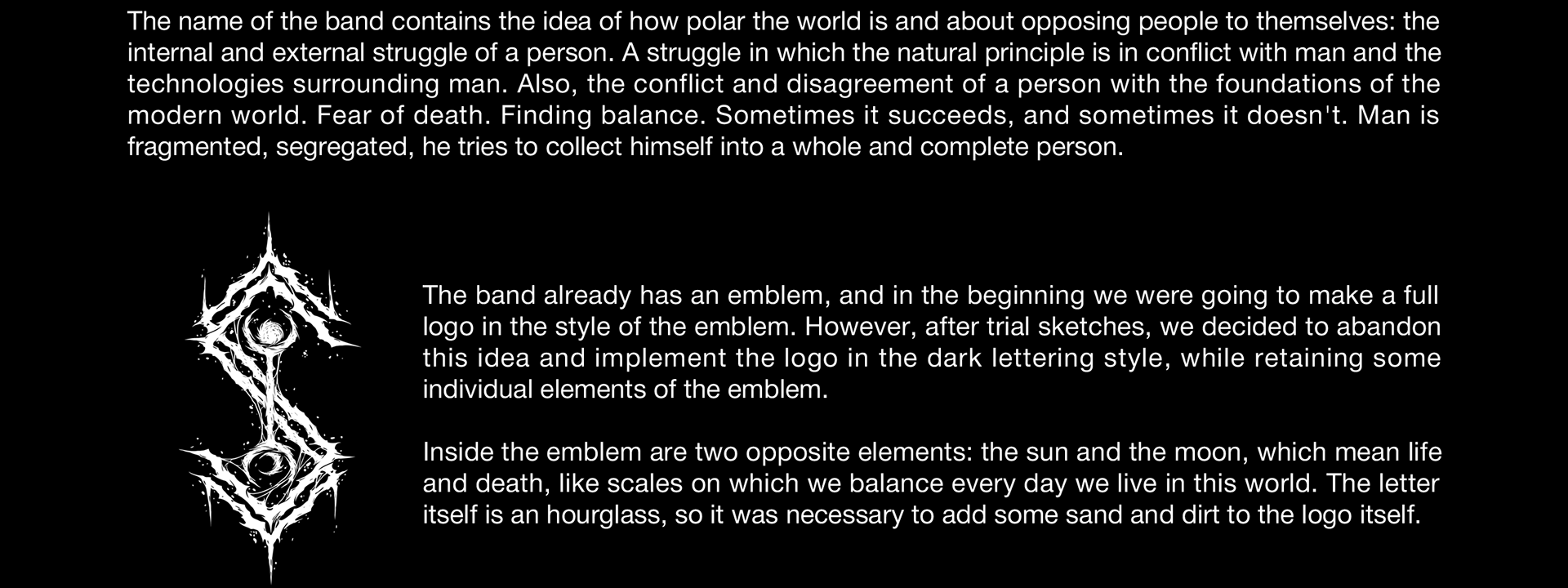 Segregate | metal logo design & creation. GNOIZM | Metal Logos & Dark Lettering