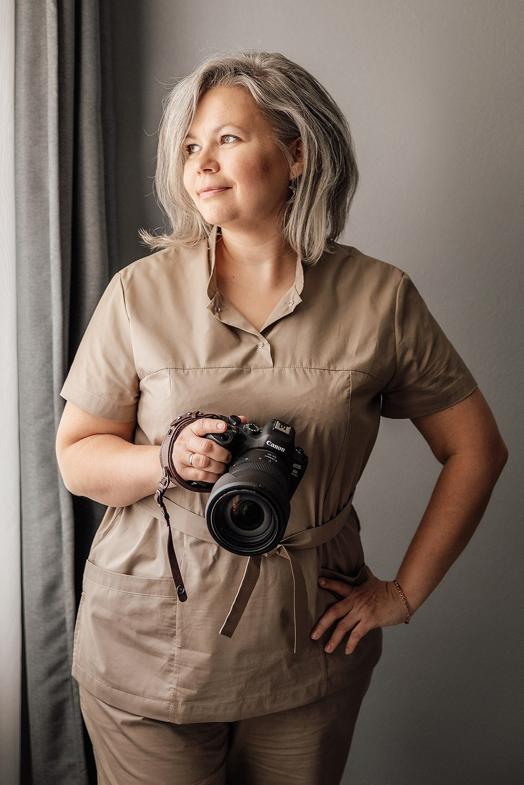 Наташа Давыдова — в работе видна не только как фотограф, но и как мама.