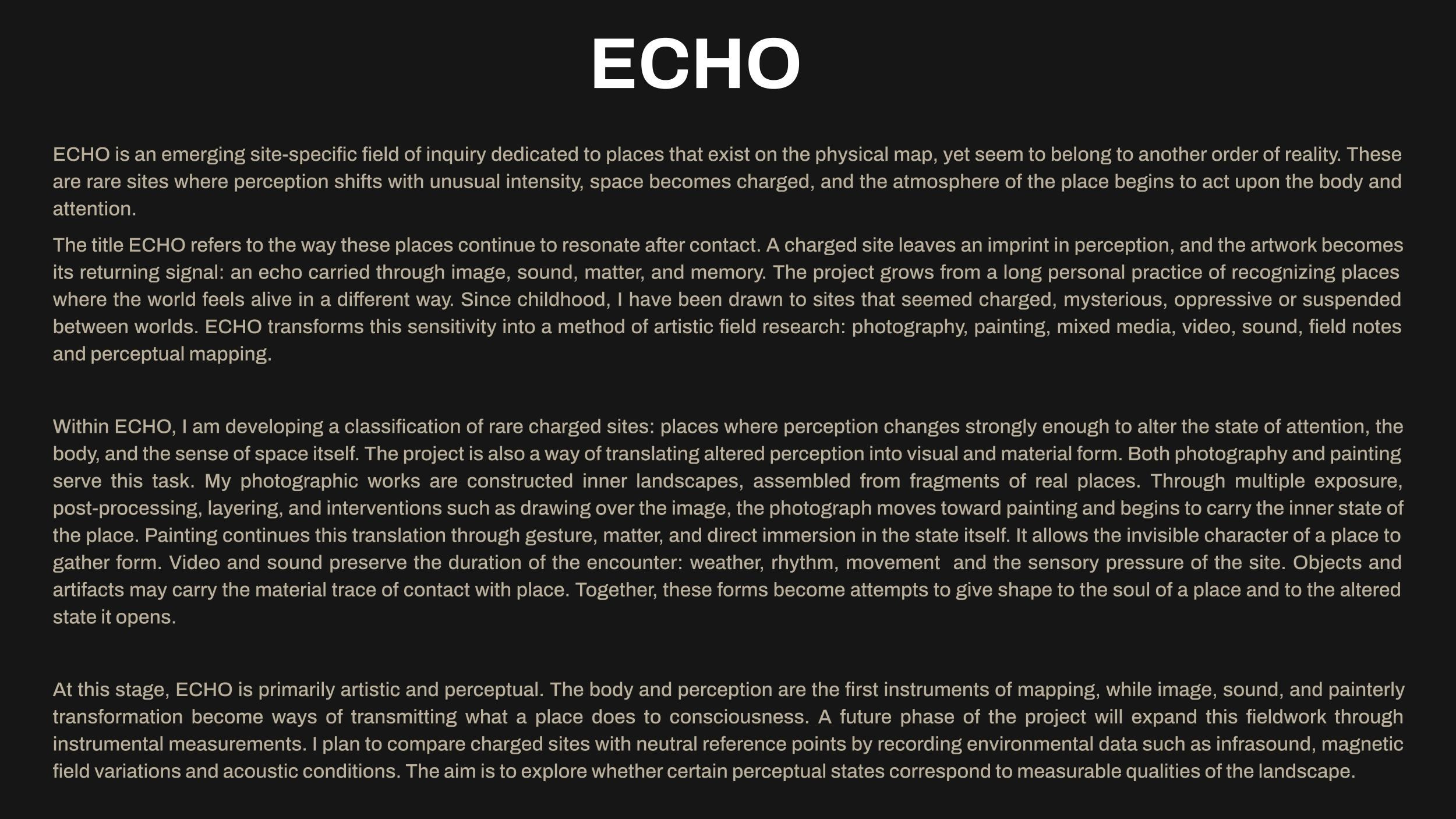 ECHO. YOKAZE