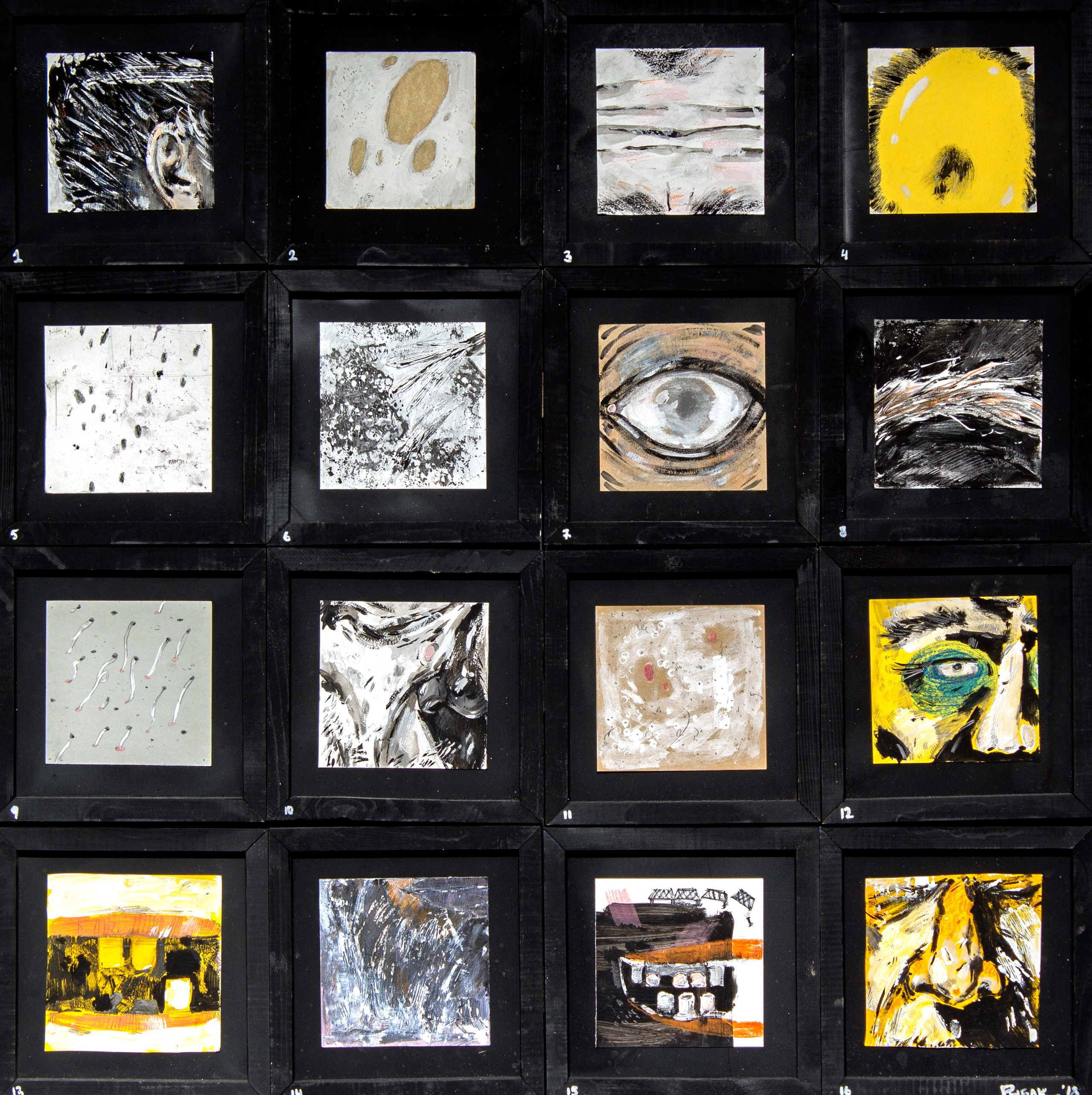 Серия Моя стареющая рожа. Художник Рыбак Николай