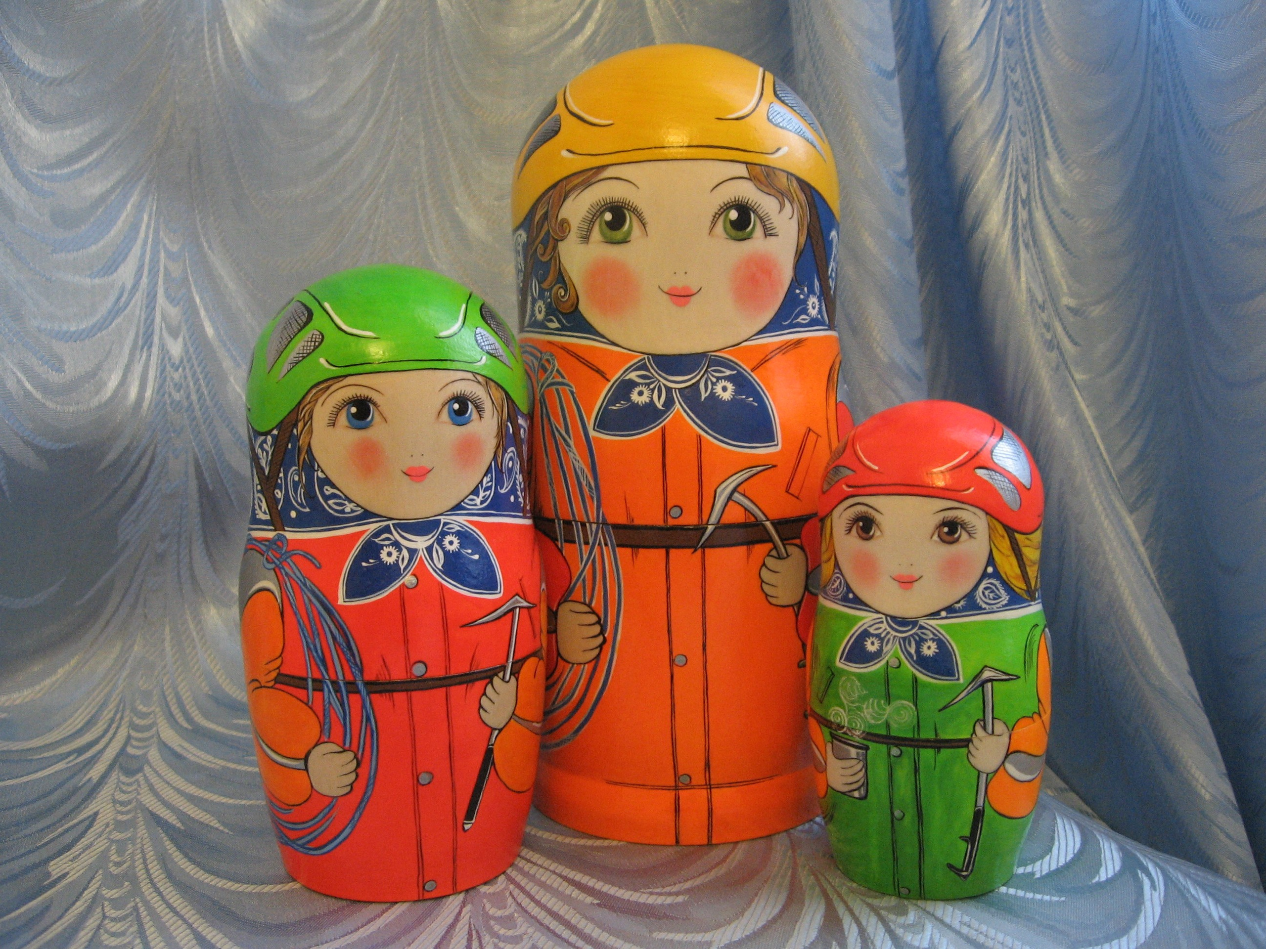 Matryoshka-Climber. “Steel Angel”: women’s climbing award