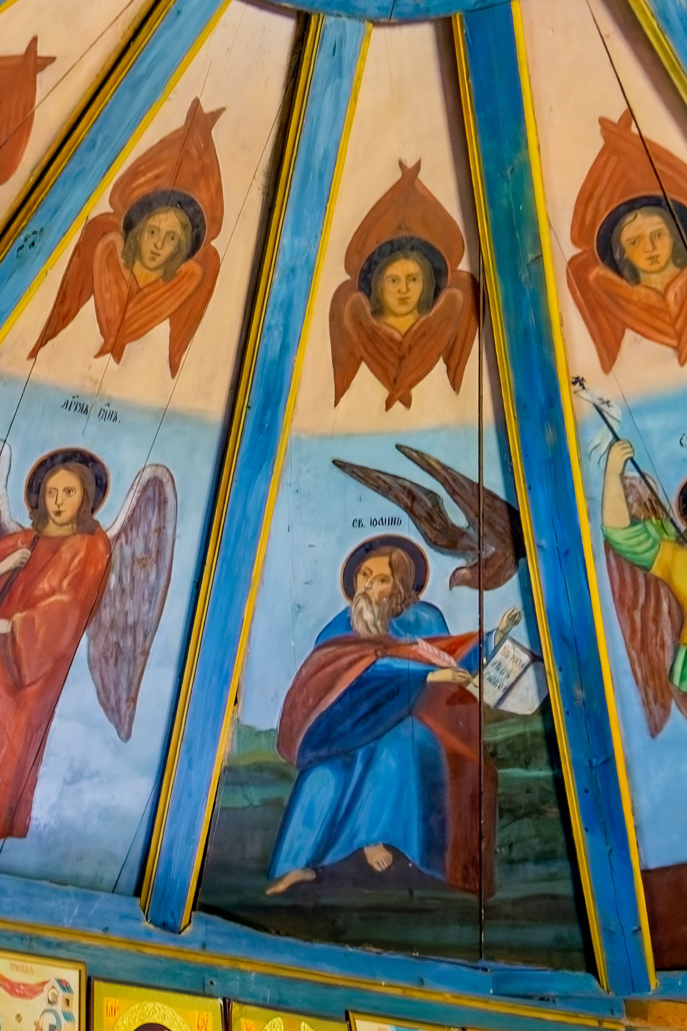 Евангелист Иоанн Богослов Часовня Святителя Николая Чудотворца в Вершинино. Архангельская область