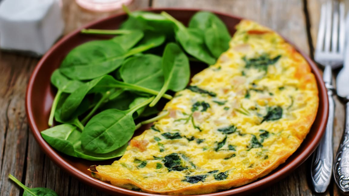 Фриттата с рикоттой и шпинатом — белковый завтрак. «Сово-Сова» продукция для омоложения, здоровья и долголетия