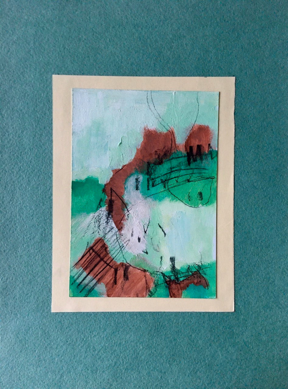 Abstract Painting. Small format. Художник Даля Бучионите