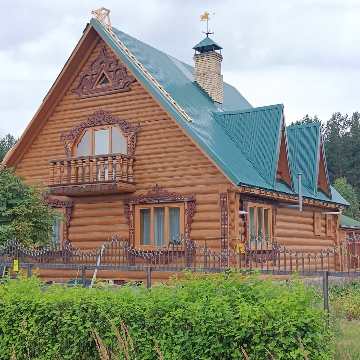 Срубы домов и бань в посёлке Золотково Владимирской области