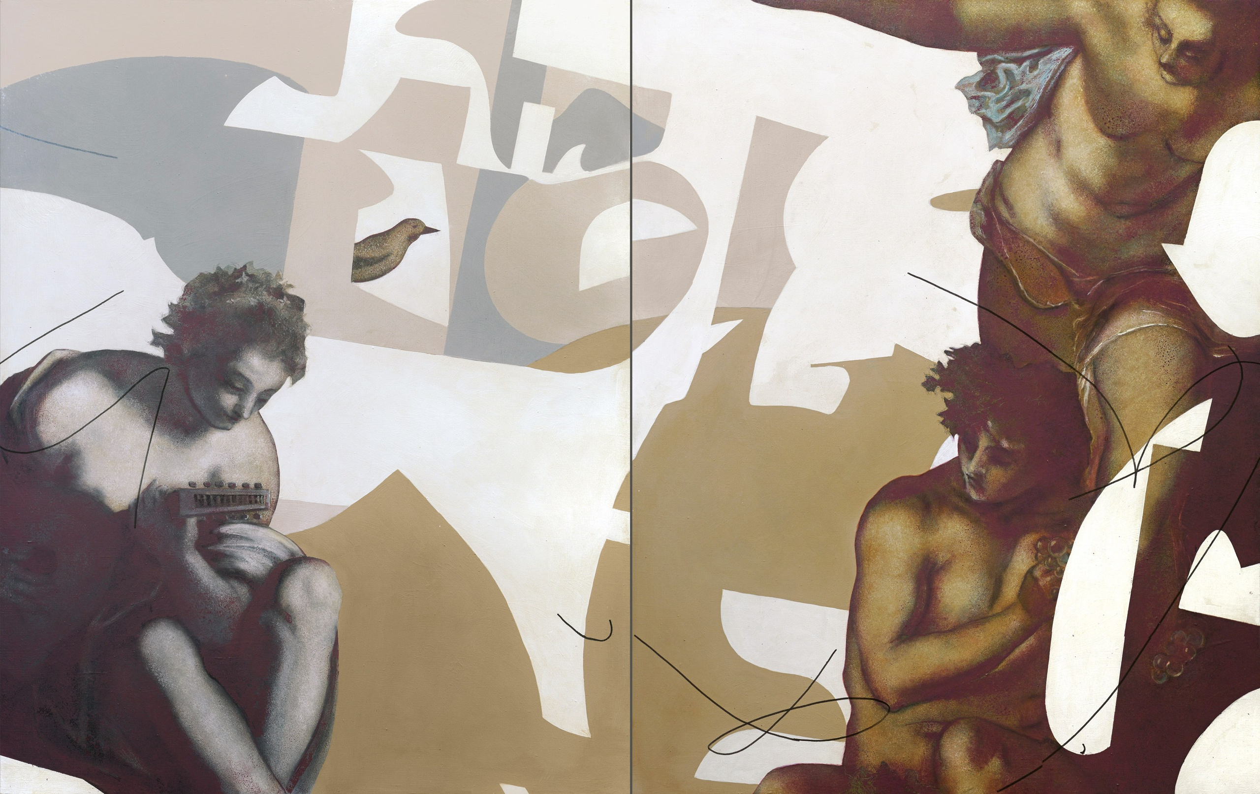 Диалоги. Художник Ольга Рикун. Москва