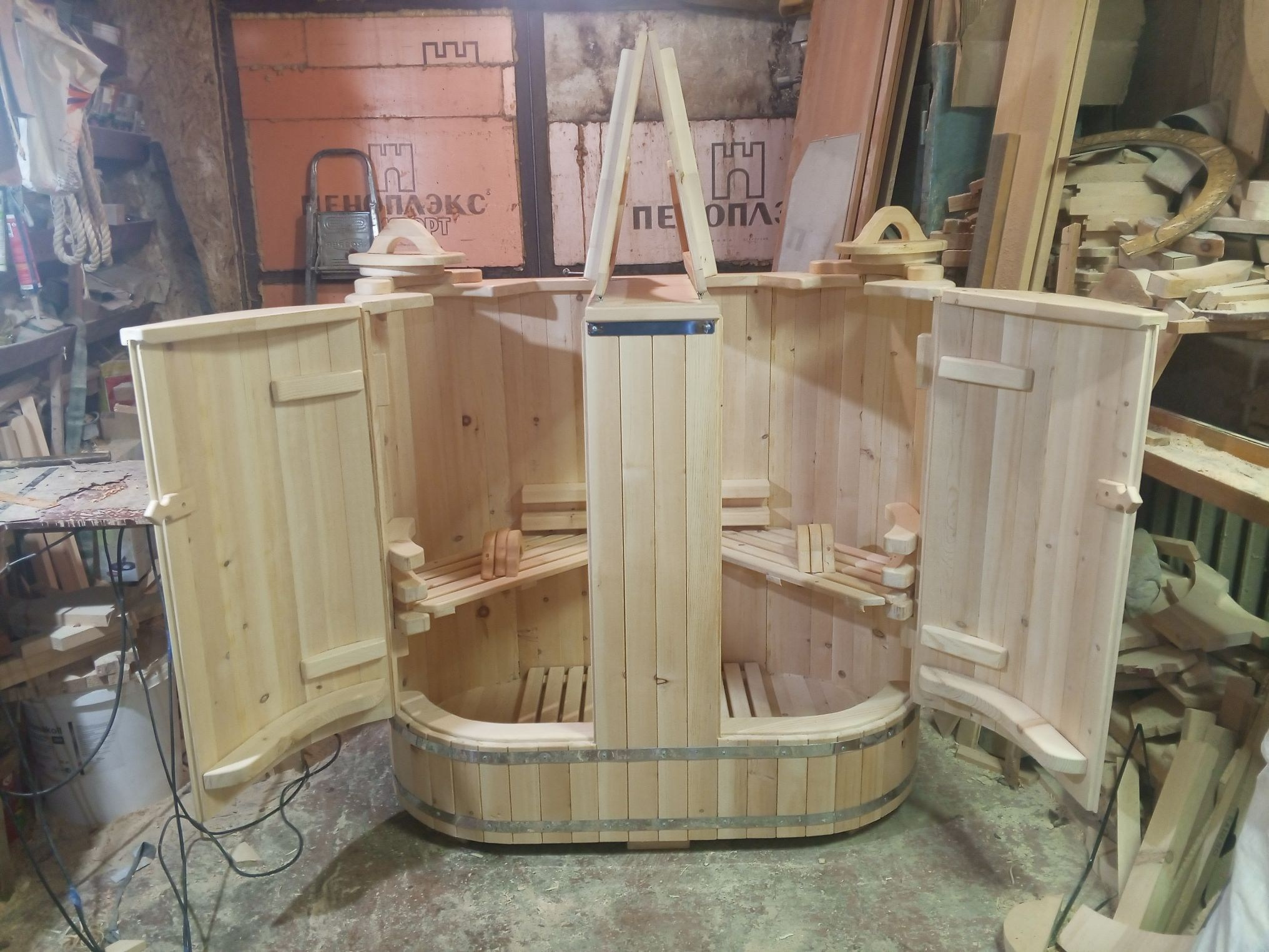 Купить фитобочку с парогенератором barrel-staem22