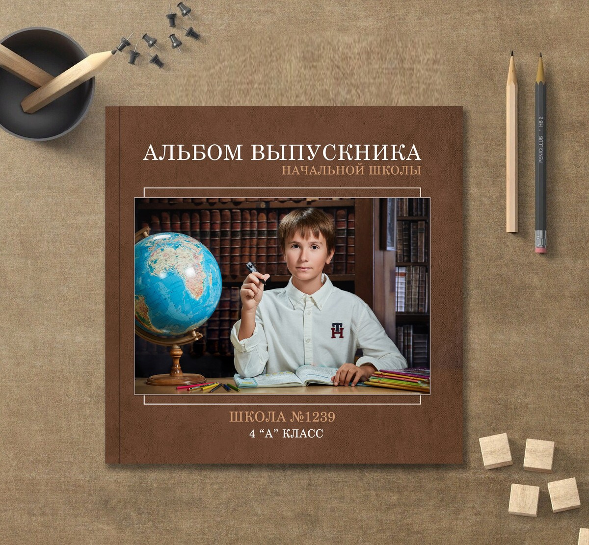 Фотоальбом на выпускной в начальной школе заказать в «Миллион Портрето