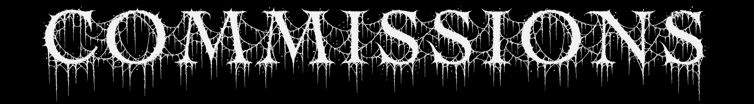 Commissions — GNOIZM | metal logos & dark lettering. GNOIZM | Metal Logos & Dark Lettering