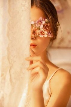 Маска с цветами. Darinishna Фэнтези-фотограф Хабаровск