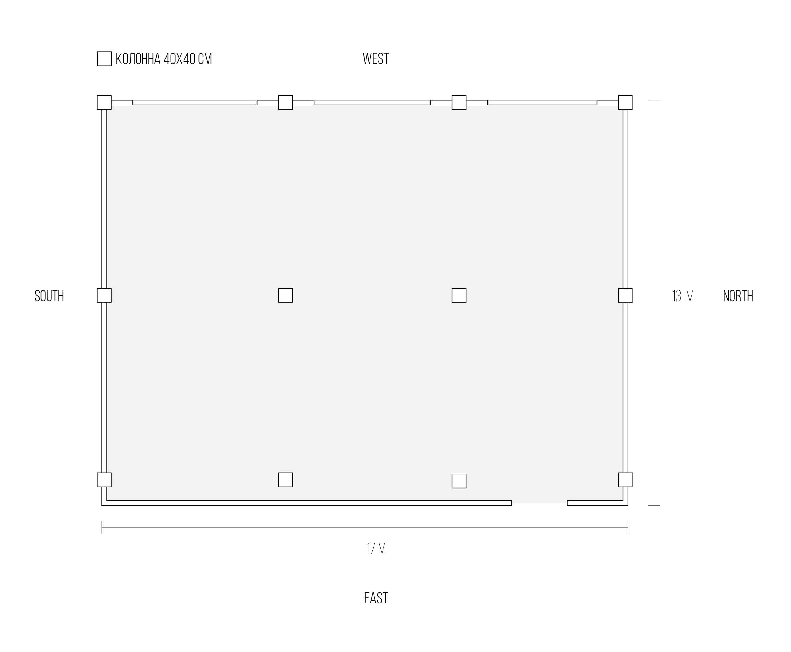 Павильон № 2 Большой от 1000 руб, 220 м². 5loft Фотостудия в Ижевске