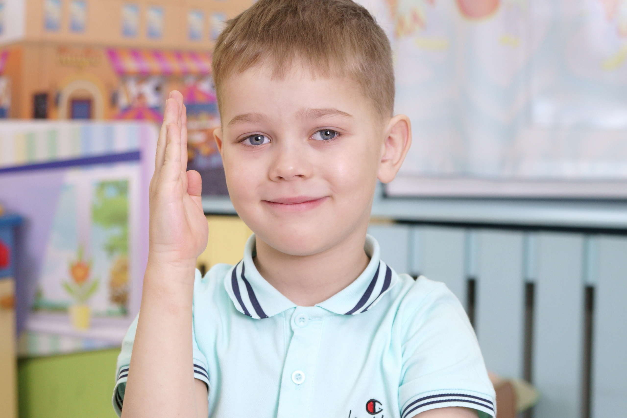 Выпускник детского сада - фотосьемка в группе - портрет