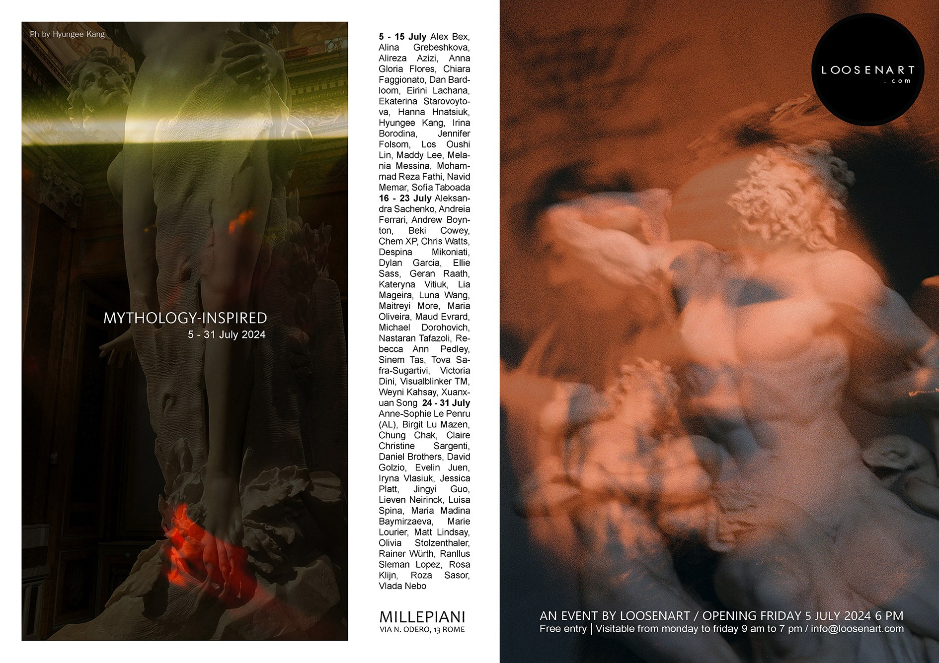 Выставка MYTHOLOGY-INSPIRED (5 — 31 JULY, 2024) Millepiani — Rome, Italy. Арт фотограф Алина Гребешкова, Химки, Москва