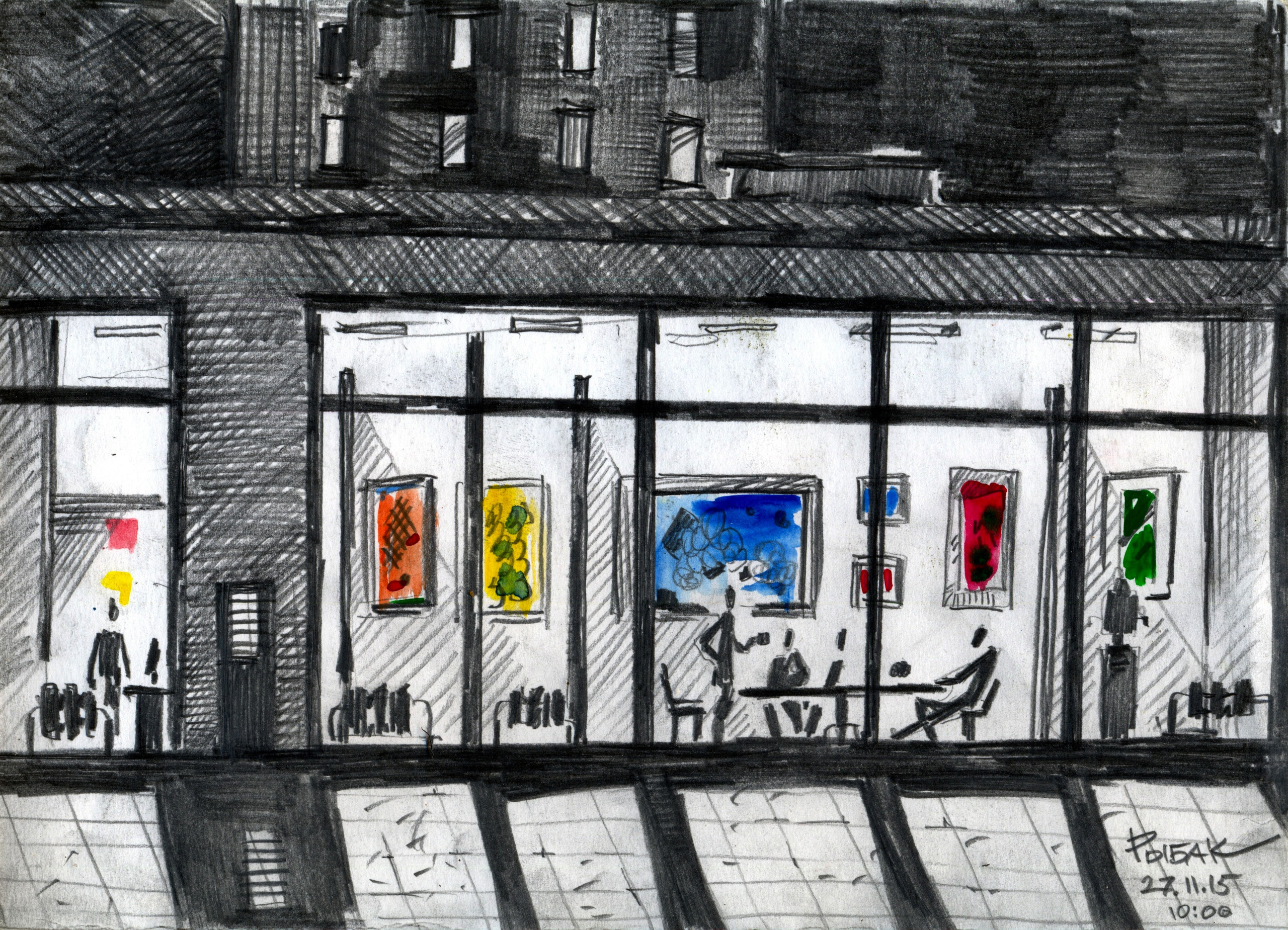 Графика 2015. Художник Рыбак Николай