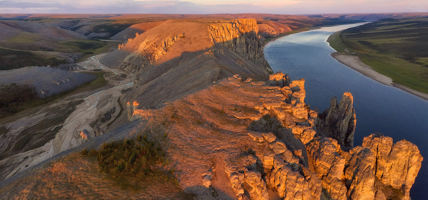 Река Оленёк, нижнее течение