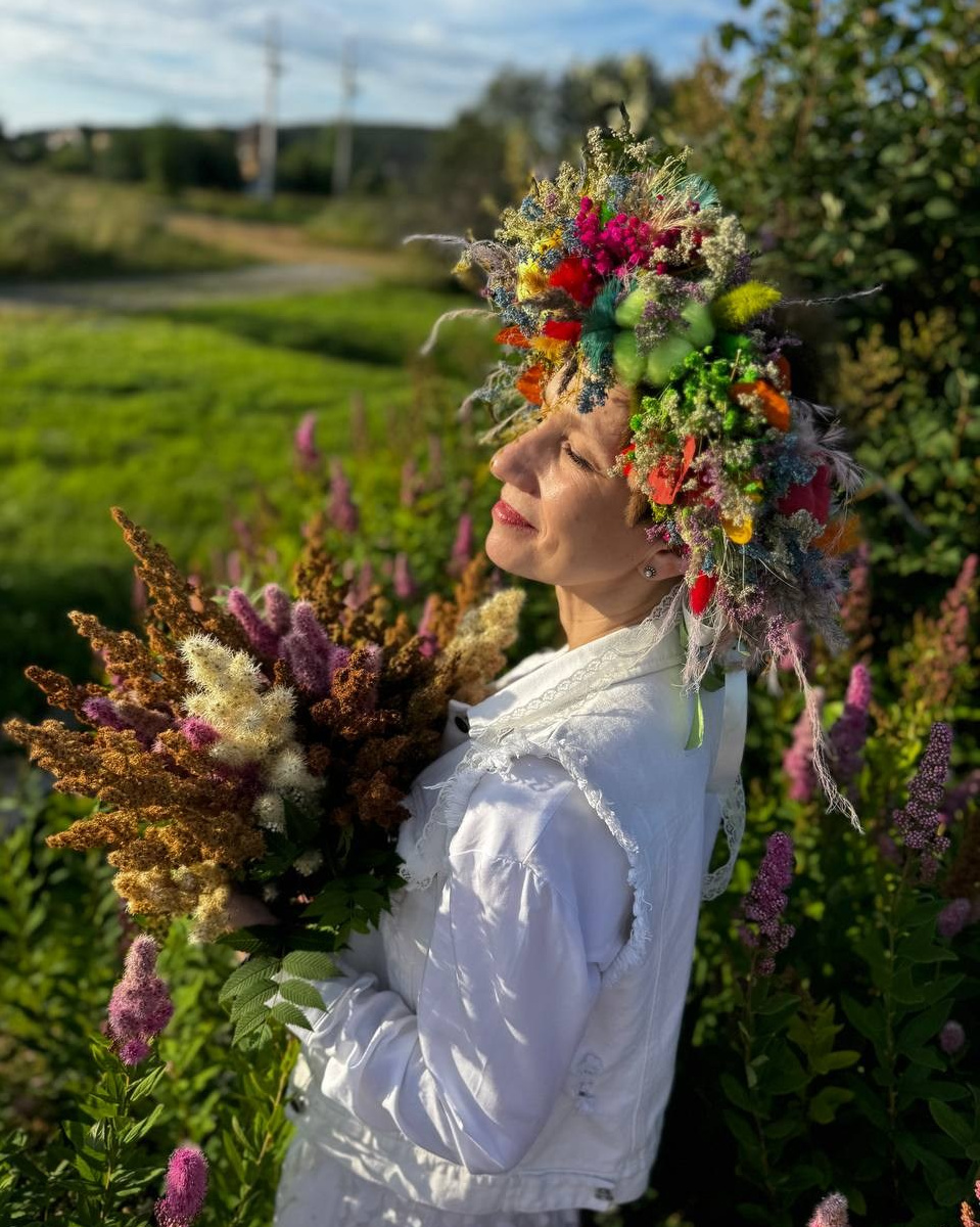 Мастер-класс на Ивана Купалу. Флористическая симфония. Авторские украшения