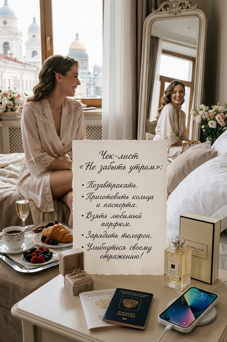 Как подготовиться к «Утру невесты»: чек-лист и советы по таймингу. Фото и Видеосъемка на ваше мероприятие. Александр Романов