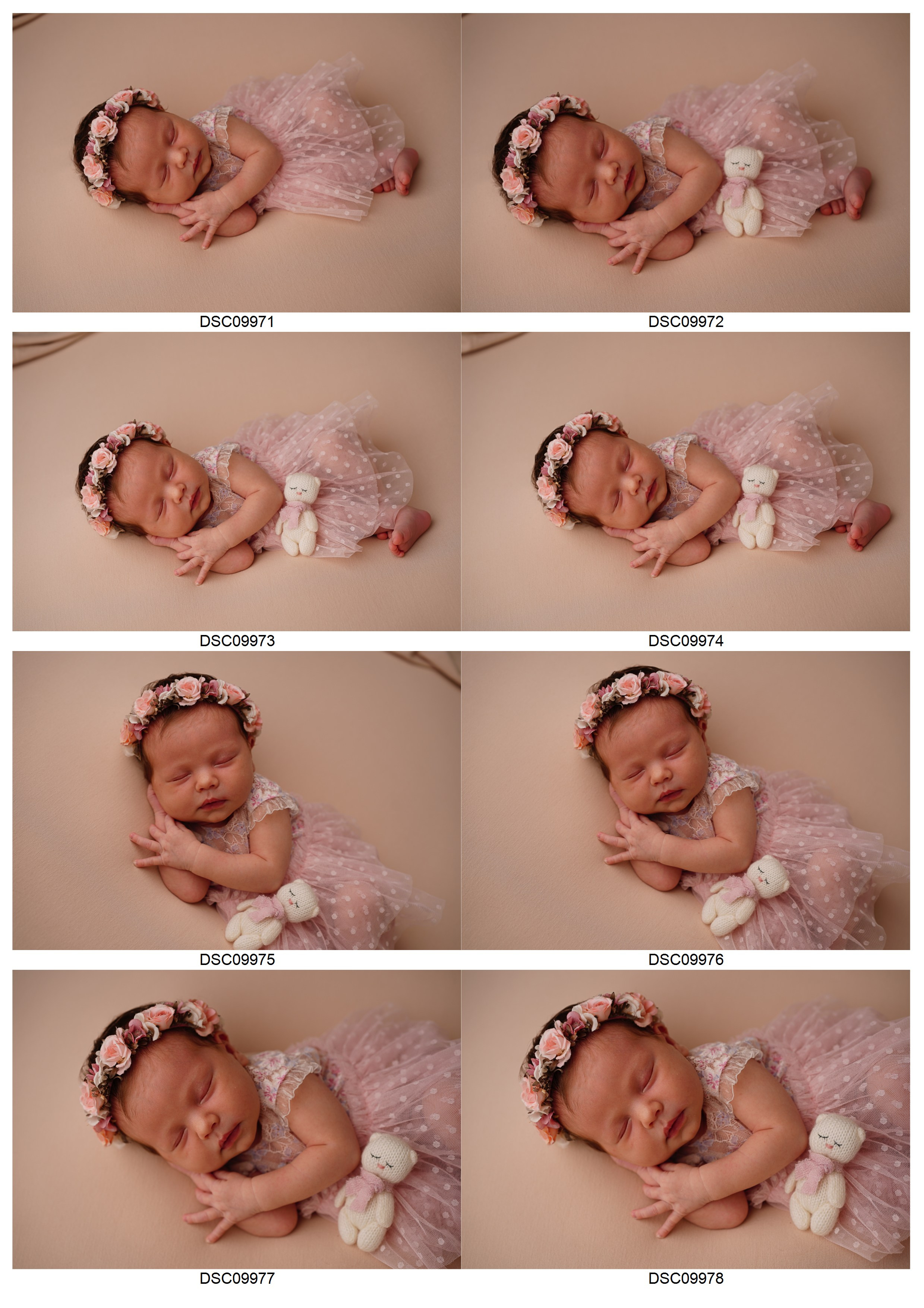 Девочка новорожденная в шапочке — профессиональная съёмка Нижний Новгород