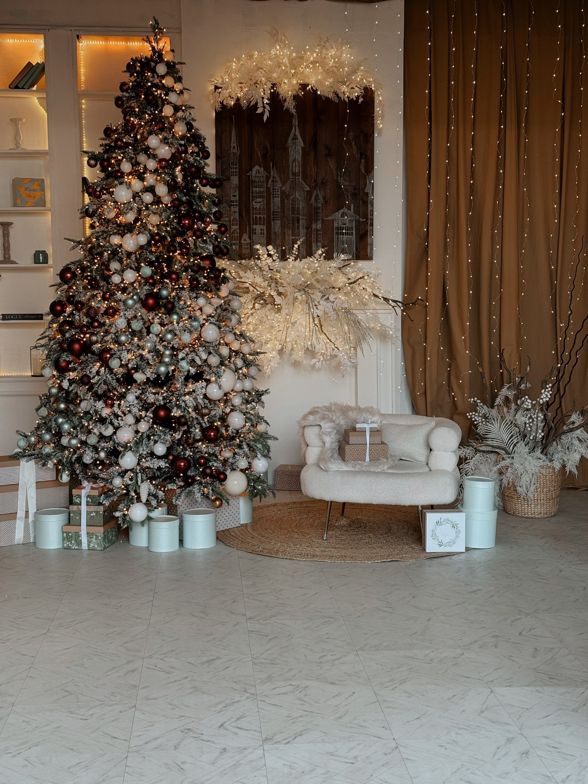 Фотостудии Новый 2026 год. Елена Данилова фотограф беременности в Кемерово