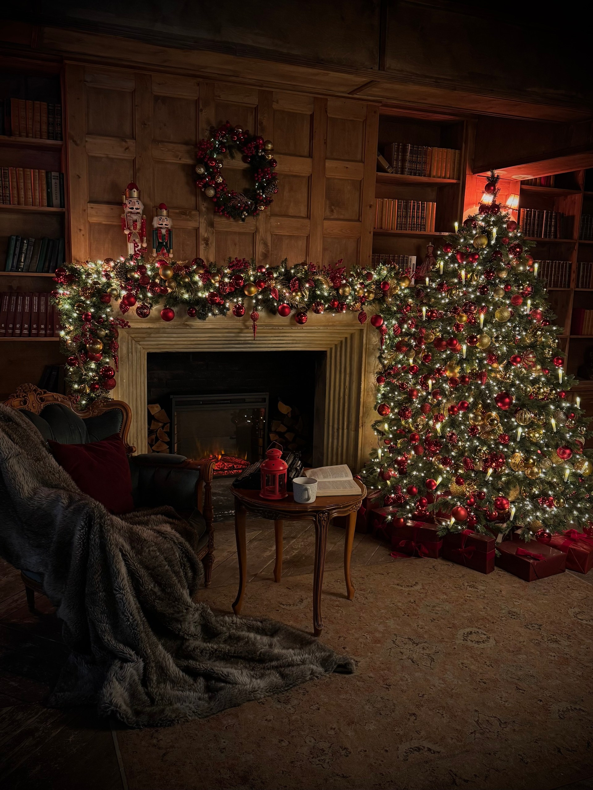 Классические залы для новогодней фотосъемки. Портретный и семейный фотограф в Санкт-Петербурге Чугунова Анастасия