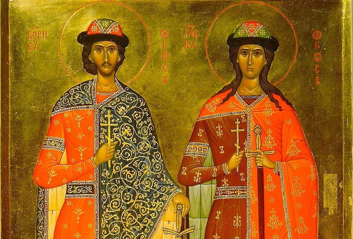 Иконы святых Бориса и Глеба
